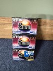 Tdk 8mm 120 Mp Premium Hi8 Camcorder Video Blank Tapes 120mp Sealed 3-pack