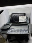 Unilove Booster Car Seat Bubble Black Complete Booster- Removable Tray Feed Me