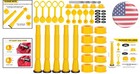 Durable Yellow Gas Can Spout Replacement - 5 Flexible Nozzles For Easy Pouring