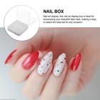 5 Pcs Artificial Nail Holders Press On Cases Double Layered Storage