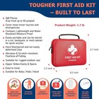First Aid Kit - 368pcs Waterproof Hard Case For Home  Car  Travel  Survival