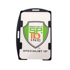 Open Face Two Card Id Badge Holder By Specialist Id - Vertical Or Horizontal