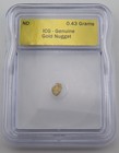 Nd  43 Grams Genuine Gold Nugget - Icg Certified