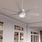 Hunter Fan 52 Inch Casual Fresh White Ceiling Fan With Led Light Kit And Remote
