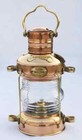 Antique Anchor Oil Lamp Brass   Copper Nautical Maritime Ship Lantern Boat Light