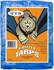 By  12  X 16  Large Multi-purpose Waterproof Heavy Duty Poly Tarp With Grommets 