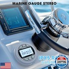 Bluetooth Marine Stereo Receiver  Waterproof Gauge Radio System - Digital Mp3