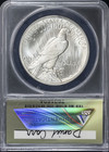 1930-d Dan Carr High Relief Peace Dollar Overstrike Token Anacs Ms 70   W  Coa