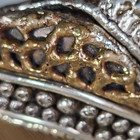 Vintage Artisan Belt Buckle Brass Mixed Metal Boho Statement 6 5 Inches