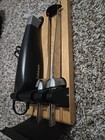 Cuisinart Cek-40 Electric Knife Set W  Bread   Carving Blades   Wood Block Stand