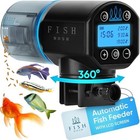 Automatic Fish Feeder With Timer - Auto Food Dispenser For Aquariums   Ponds
