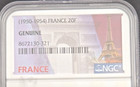 1952 France 20 Francs Coin Rooster Reverse Marianne  Graded Ngc Genuine