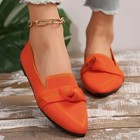 Women Flats 2024 New Knitted Slip Breathable Comfortable Solid Color Shoes