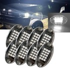 Pure White Led Rock Lights Kits For Pickup Off-road Truck Atv Utv Chassis Lights