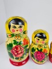 Vintage Russian Nesting Dolls Set Of 7 Piece Wooden Babushka Matryoshka
