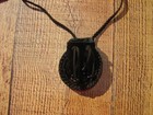 Buffalo Leather Medicine Bag  Handcrafted  Native American Necklace Pouch  3 
