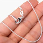 925 Sterling Silver Large Oval Photo Locket Pendant  16  38  Necklace Chain D703