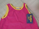 New W  Tags Vintage Oshkosh Bgosh Girls Sz 6 Pink Terry Cloth Tank Shorts Set D1