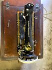 Vintage Singer G0070403 Electric Sewing Machine   With Wooden Floor Bench