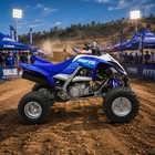 Blue   White Shock Covers For Yamaha Raptor Yfm 700r Team Yamaha Blue 2027 Set 3