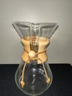 Vintage Chemex Glass Pyrex Coffee Carsfe Pour Over Drip Filter Coffee Maker  9 t