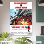 You Only Live Twice -  James Bond - Movie Poster - Sean Connery - Us Version  3