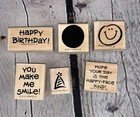 2000 Stampin Up  Happy Birthday Collection Rubber Stamp