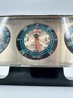 Vintage Springfield Instrument Co Desktop Thermometer Barometer Humidity Gauge