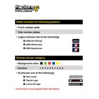 Yamaha Pw 50 Pw50  Graphics Kit Decals Deco Fits Years 1990 - 2022  Blue