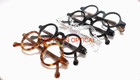 Hand Made 37mm Small Vintage Round Eyeglass Frames Full Rim Acetate Glasses