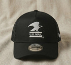 Vintage U s  Mail Logo Embroidered Hat  Trucker Cap Black Mesh