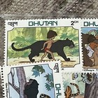 Bhutan Jungle Book Disney Stamps Set 1982 Mnh Literature Mowgli Baloo Shere Khan
