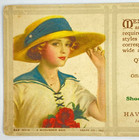 Ink Blotter C  L  Aldrich Dry Goods Dayton Texas Shoes Hats Advertising Vintage