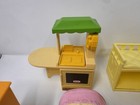 Fisher-price Mattel 2005 My First Home Dollhouse Furniture   Family Figure Lot