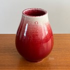 Jingdezhen Chinese Oxblood Sang De Boeuf Flambe Porcelain 6  Vase Jar Blue Mark