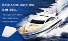 688721 Fits Sea Ray Ventilation Cover Hull Clam Shell Side Vent Size 5-11 16 X 5