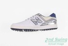 New Mens Golf Shoe New Balance 574 Greens Medium 10 White blue Msrp  100 Nbg574g