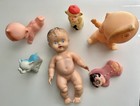 Vtg Squeaker Rubber Toy Mixed Lot Sun Rubber Ruth E Newton Babydoll Kewpies