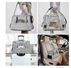 Pet Carrier Side-open Large Cat Dog Pet Comfort Bag Soft Sided Travel Approved