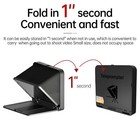 Lensgo Tc7 7 9  Teleprompter For Smarpthone Tablet Camera Dslr Video Recording