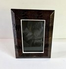 Vintage R   Y Augousti  Paris Brown Snakeskin 3 5    X 5 5     Photo Frame Ec