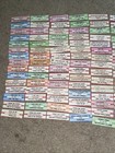 Large Lot Of 150 Original Jukebox 45 Record Title Strips  p62