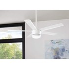 Home Decorators Merwry 52  Led Matte White Ceiling Fan  Light  Remote 