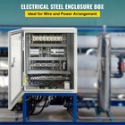 Steel Electrical Box Electrical Enclosure Box 12x10x6   Carbon Steel Ip65
