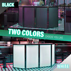 48 x 25  White black Dj Foldable Facade Portable Event Booth Panels W carry Bag