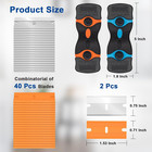 Razor Scraper Tool 2 Pack  Razor Blade Scraper Tool With 20pcs Plastic Blades An