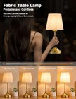  Cordless Lamp With Dimmer  Built-in 5200mah Rechargeable Lamp  Antique Brass