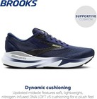 Brooks Men s Adrenaline Gts 24 Running Shoes  Peacoat black sharp Green