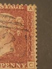 Gb Qv 1d Penny Red Plate 74 Ac Very Good Used As Shown In Pictures Lot 48