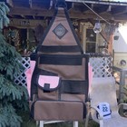 Amm Tote-ally Cool On The Go Craft Bag Pink Brown Canvas-scrapbooking   Garden